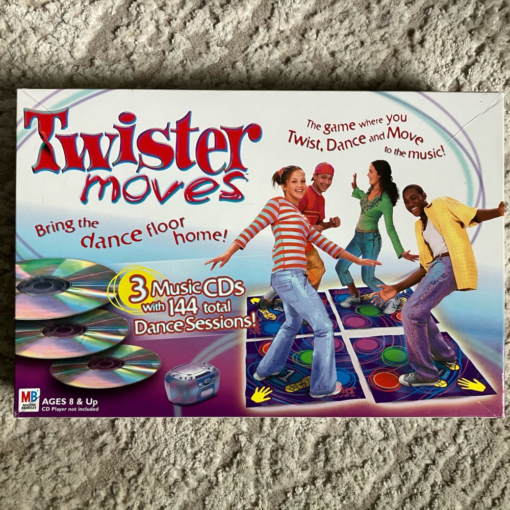 Milton Bradley Twister Moves Game New in Box
